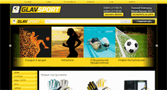 Desktop Screenshot of glavsport.net
